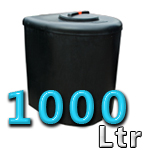 1000 Litre Water Tank D Shape Upright