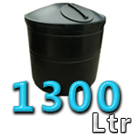 Round Water Tank 1300 Litres