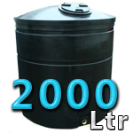 Round Water Tank 2000 Litres