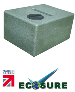 Garden Water Butt 350 Litres V2 Green Marble