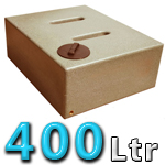 400 Litre Water Butt In Sandstone V2