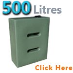 Garden Water Butt 500 Litres V3 Green Marble