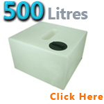 500 Litre Wide Baffled Water Tank V2