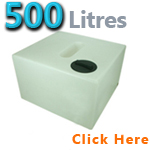 Baffled Water Tank 500 Litres V2 Natural