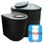 Aboveground Potable Water Tanks 280 - 2000 Ltrs