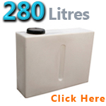 Baffled Water Tank 280 Litres V2 Natural