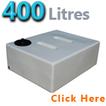 400 Litre V2 Baffled Water Tank Natural