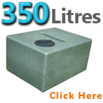 Garden Water Butt 350 Litres V2 Green Marble