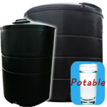 Aboveground Potable Water Tanks 2500 -1900 Ltrs