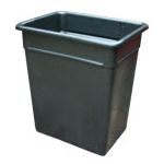 Open Top Water Tank 140 Litres Black  