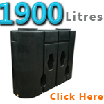 1900 Litre Slimline Water Tank