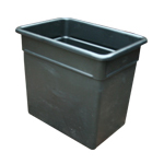 Open Top Water Tank 125 Litres - Black