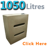 Garden Water Butt 1050 Litres V3 Sandstone