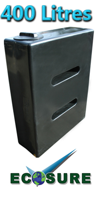 400 Litre Water Tank V3 In Black