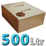 500 Litre Water Butt In Sandstone V2