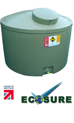 Ecosure Insulated 875 Ltr Water Tank Green Marble