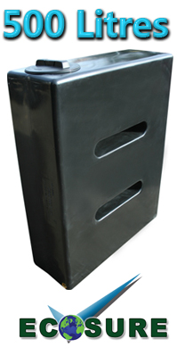 500 Litre Water Tank V3 In Black